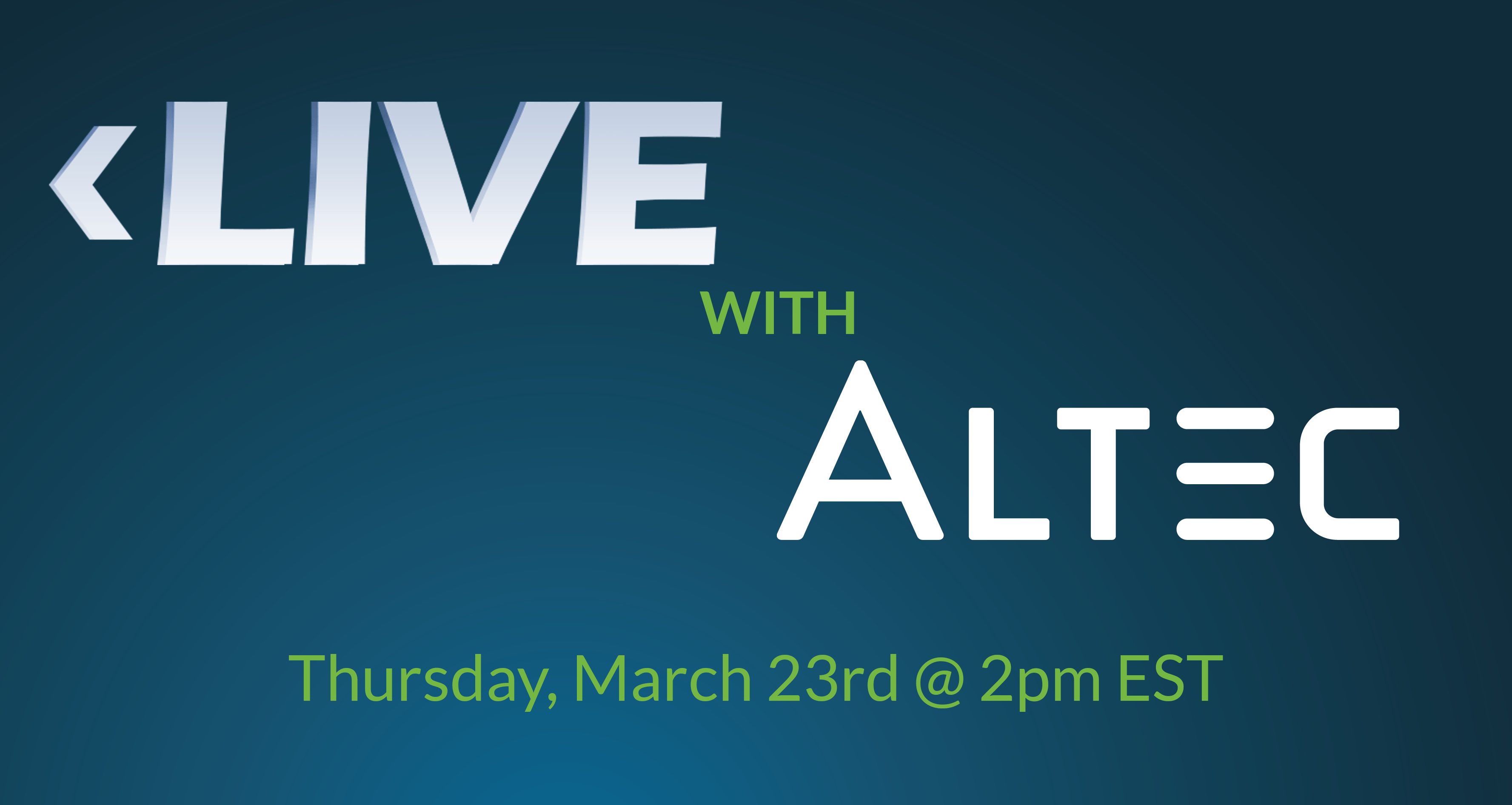 RKL23 LIVE with Altec!